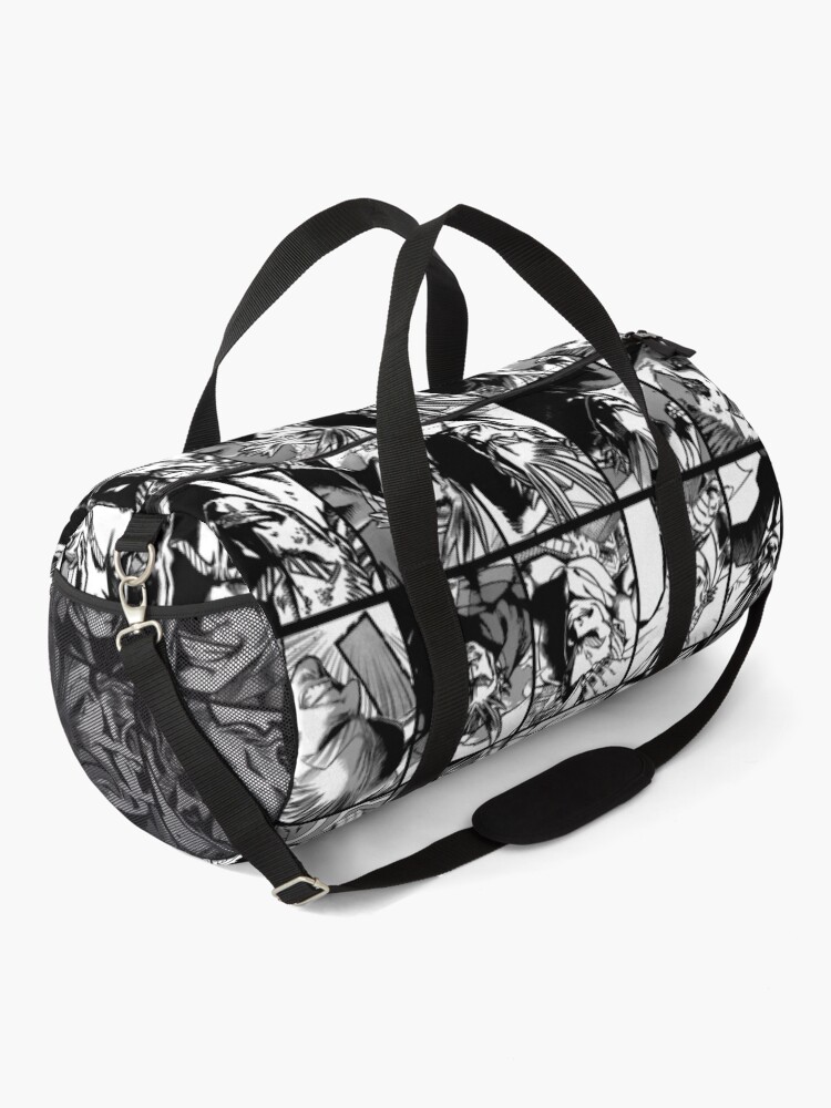 Alternate view of All Might - My hero academia collage (black&white version) Duffle Bag
