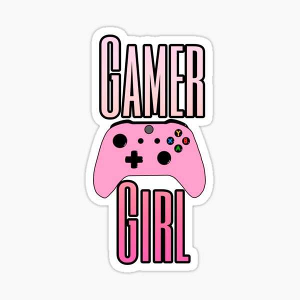 "Gamer girl xbox controller" Sticker for Sale by sydsters Redbubble