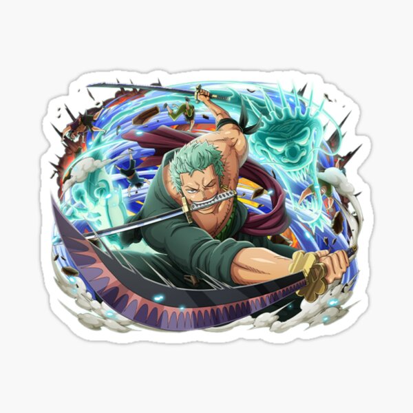 Chemise une pièce Roronoa Zoro en colère Sticker