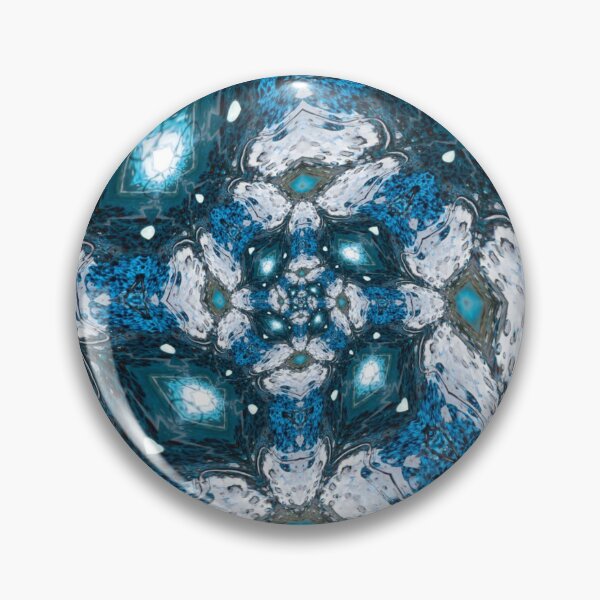 Item preview, Kaleidoscopic blue galaxy  designed and sold by IlanaCo.
