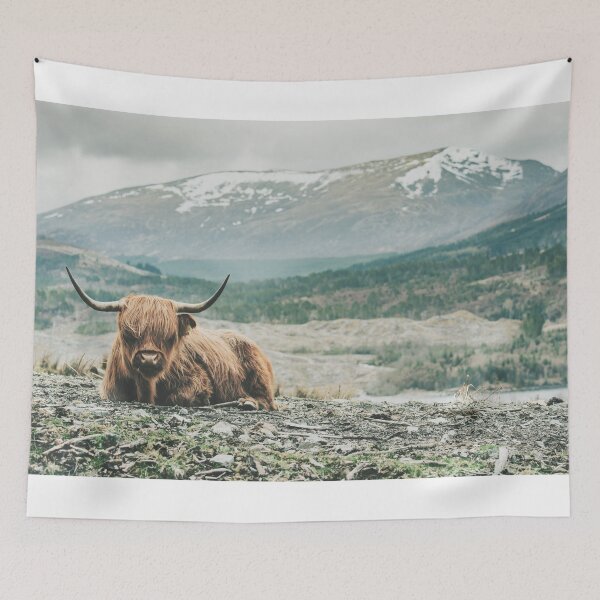 Item preview, Highland Cow - Retro Style designed and sold by anass002.