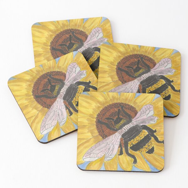 Item preview,  Sunflower with Bee designed and sold by cahabacrew.