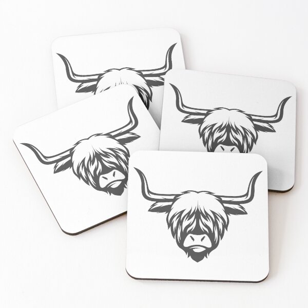 Item preview, Highland Cow Illustration designed and sold by anass002.