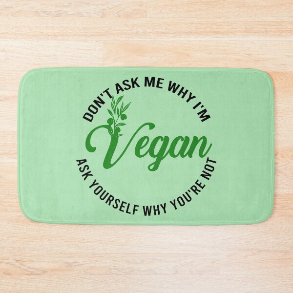 Item preview, don't ask me why i'm vegan designed and sold by osamamohamad.