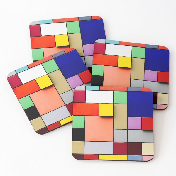 Item preview, rainbow colored squares and rectangles designed and sold by Raul Cano.