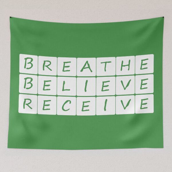 Item preview, Breathe Believe Receive designed and sold by BlueZenStudio.