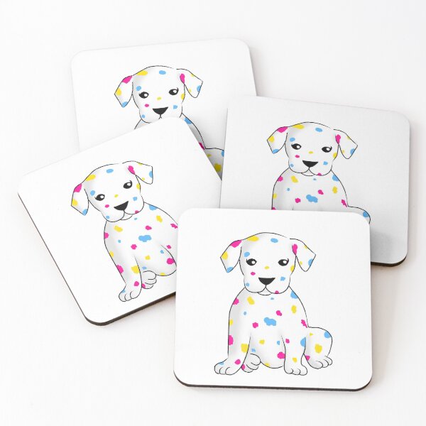 Item preview, Subtle Pan Pride Dalmatian designed and sold by Audrey Lee.