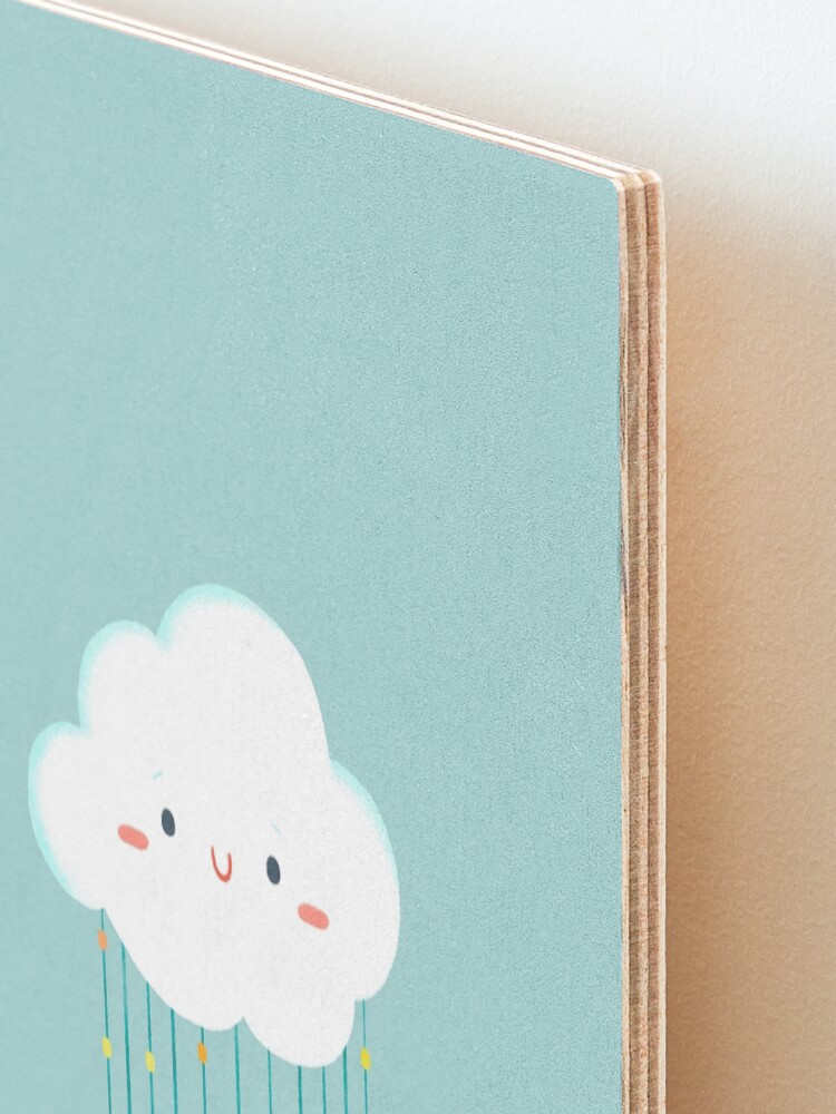 Alternate view of Cloud Love Mounted Print