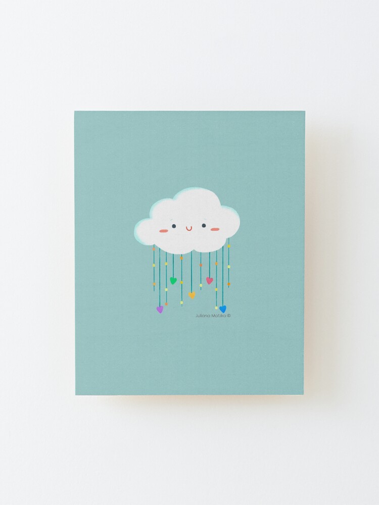 Alternate view of Cloud Love Mounted Print