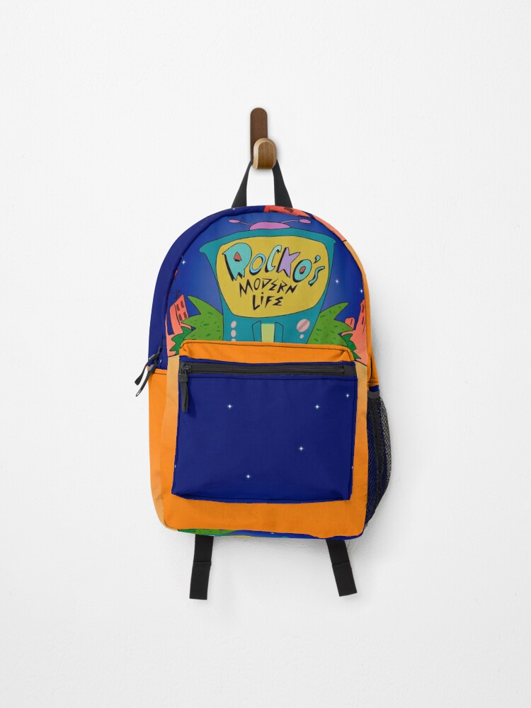 New Rocko's Modern Life wallaby Nickelodeon Cartoon TV Backpack School Book Bag 