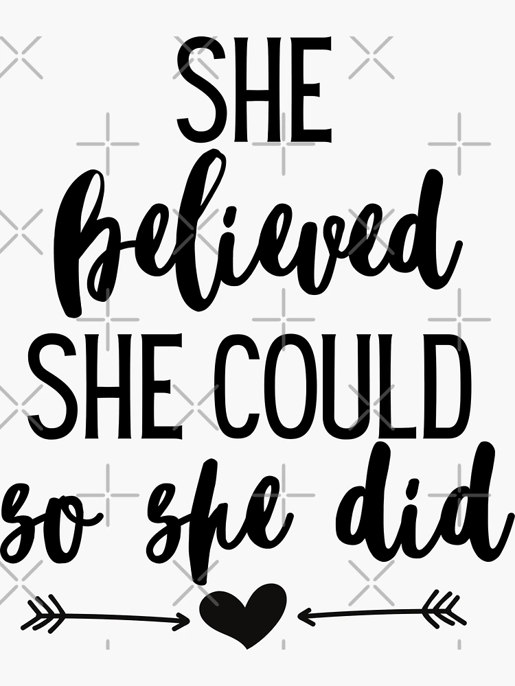 She Slays On Purpose, Motivational Quotes' Sticker | Spreadshirt