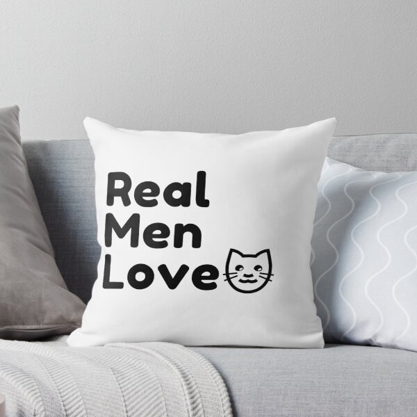 Item preview, Real Men Love Cats designed and sold by Meow My Cat.
