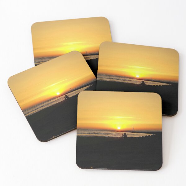 Item preview, Sunset Over River Mersey Estuary      Location New Brighton Shoreline,Wirral,Merseyside. England. designed and sold by ALEXANDER  STEPHEN PEMBERTON.