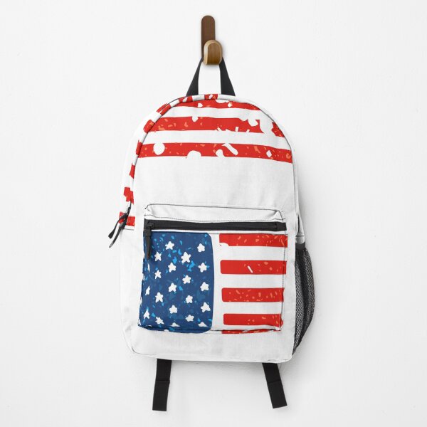 Item preview, USA flag in a cartoon style designed and sold by marusya1.