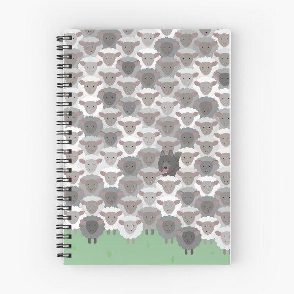 Item preview, a wolf among sheep designed and sold by tandemsy.