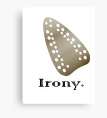 Irony. Canvas Print