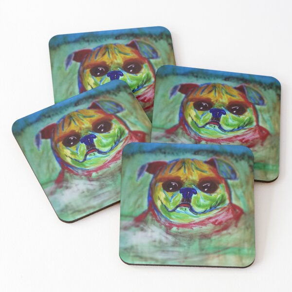 Item preview, abstract pug sweetie pie designed and sold by dfwilliamson.