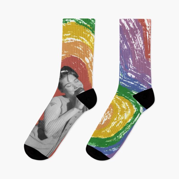 Aperçu de l'œuvre Kathleen Hanna Rainbow Colourburst créée et vendue par Katelyn Thomson.