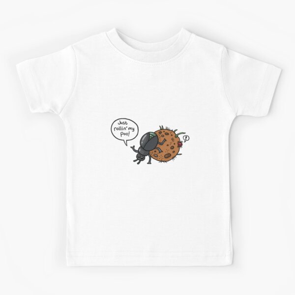 I Love Heart Dung Beetles Black Kids Sweatshirt