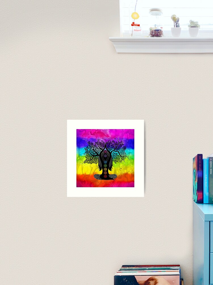 Chakra Lady Tree - Chakra BG | Art Print