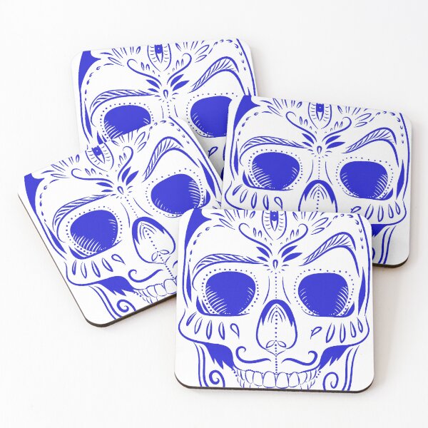 Item preview, Blue skull designed and sold by supercheristore.
