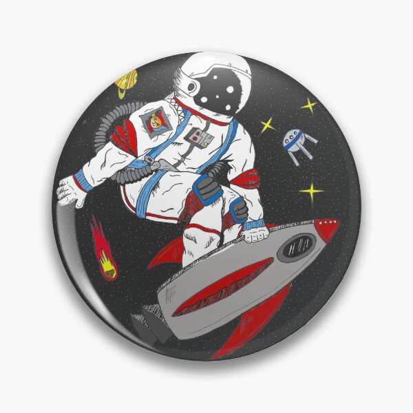 Aperçu de l'œuvre Spaceman surf créée et vendue par Paige Poole.