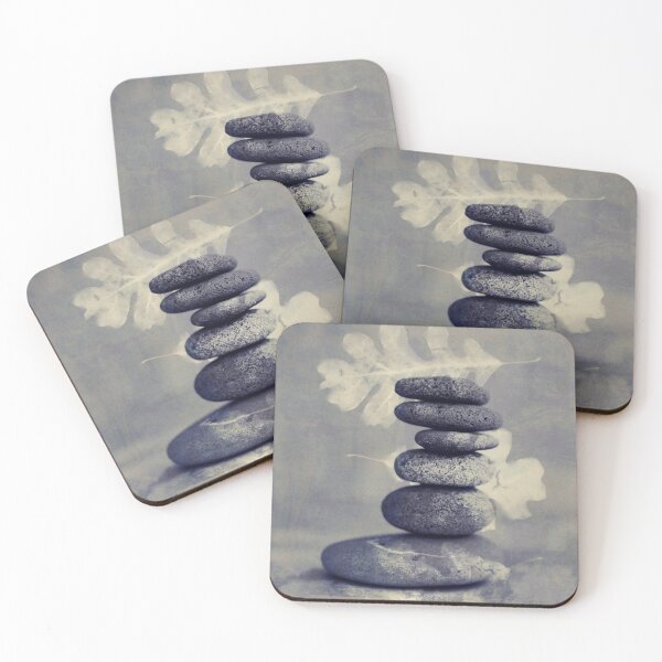 Item preview, Balanced Stones And Leaf Overlay designed and sold by Elena Ray.