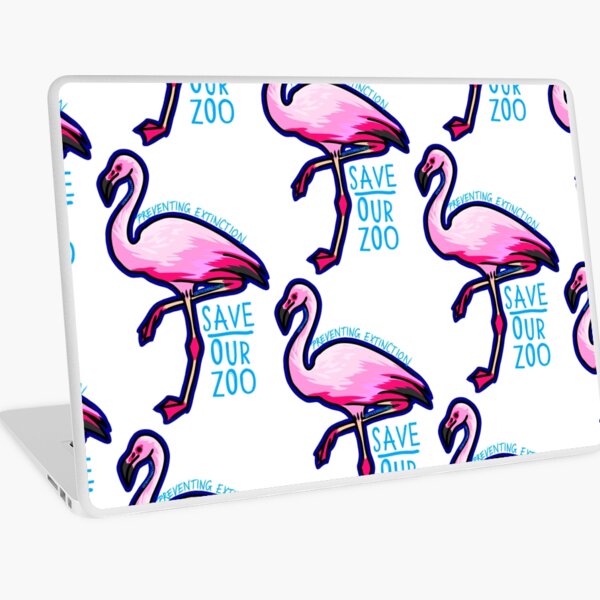 Flamingo Sings Laptop Skins Redbubble - flamingo sings despacito roblox singing flamingo roblox
