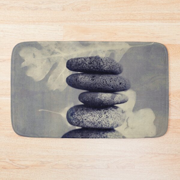 Item preview, Balanced Stones And Leaf Overlay designed and sold by Elena Ray.