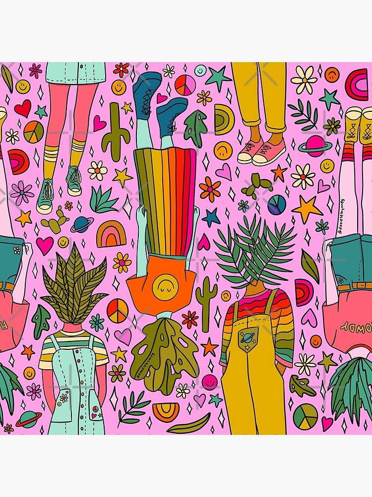 Plant Girls Print by doodlebymeg