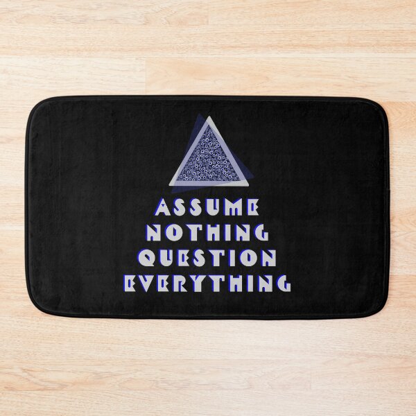 Item preview, Assume Nothing Question Everything, GEMS Collection  designed and sold by kookoohoouze.