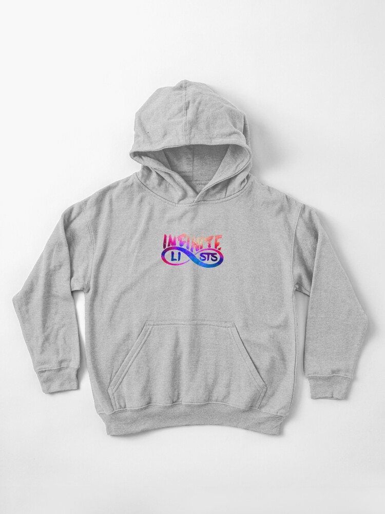 infinite lists merch sweatshirt