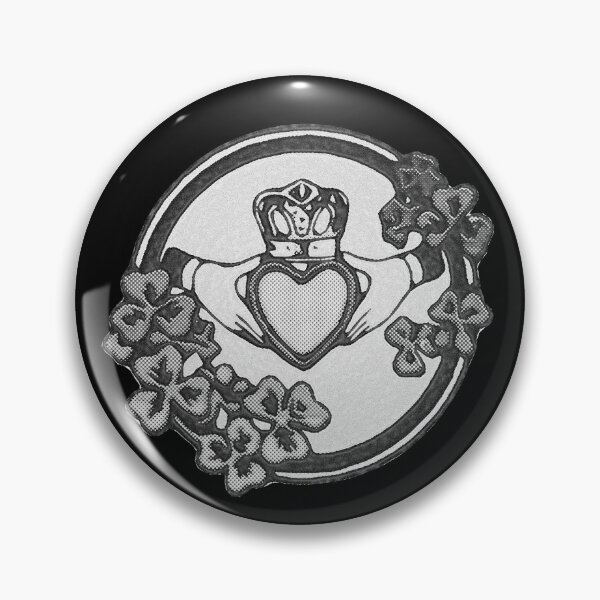 Item preview, Vintage Black and White Claddagh designed and sold by reapolo.