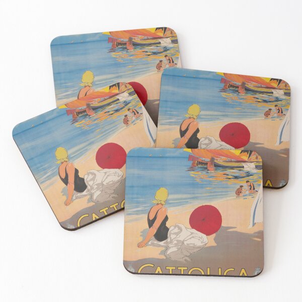 Item preview, ENIT Cattolica vintage travel poster designed and sold by stickart-marek.