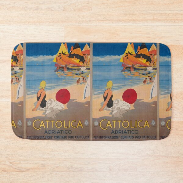 Item preview, ENIT Cattolica vintage travel poster designed and sold by stickart-marek.