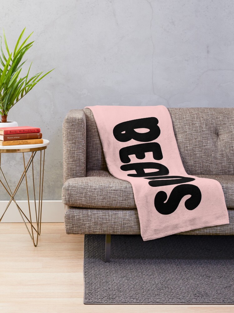 "Beans Tik tok" Throw Blanket by CassieG00 Redbubble