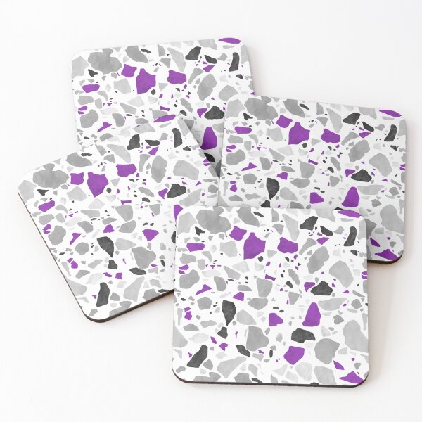 Item preview, Asexual Pride Terrazzo Pattern designed and sold by Bumblefuzzies.
