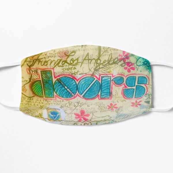 From Los Angeles The Doors, Jims Motel Room #32 Graffiti Flat Mask
