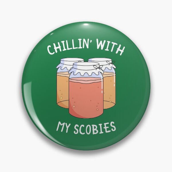 Item preview, Chillin' With My Scobies Funny Kombucha Lover Design designed and sold by Delightfully Cynical.