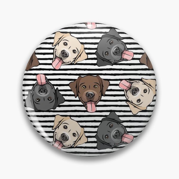 Item preview, All the Labs - Black Stripes designed and sold by littlearrow.