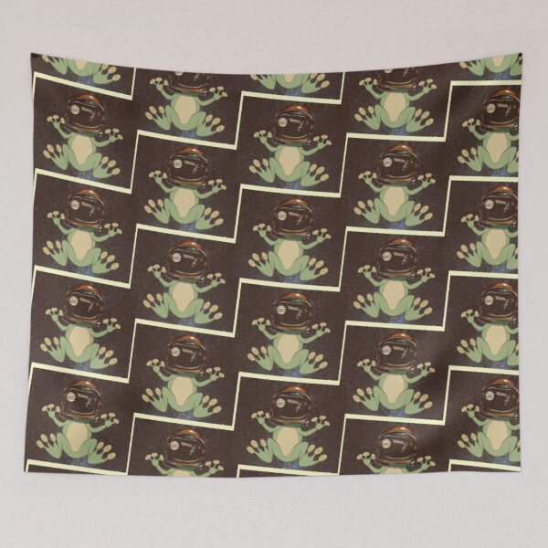 Item preview, Astro frog pattern designed and sold by Monkey204.