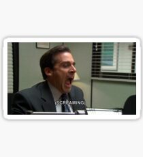 Screaming Sticker