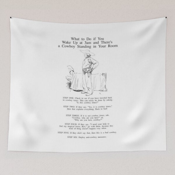 Item preview, Cowboy Standing in Your Room designed and sold by ruthierue.