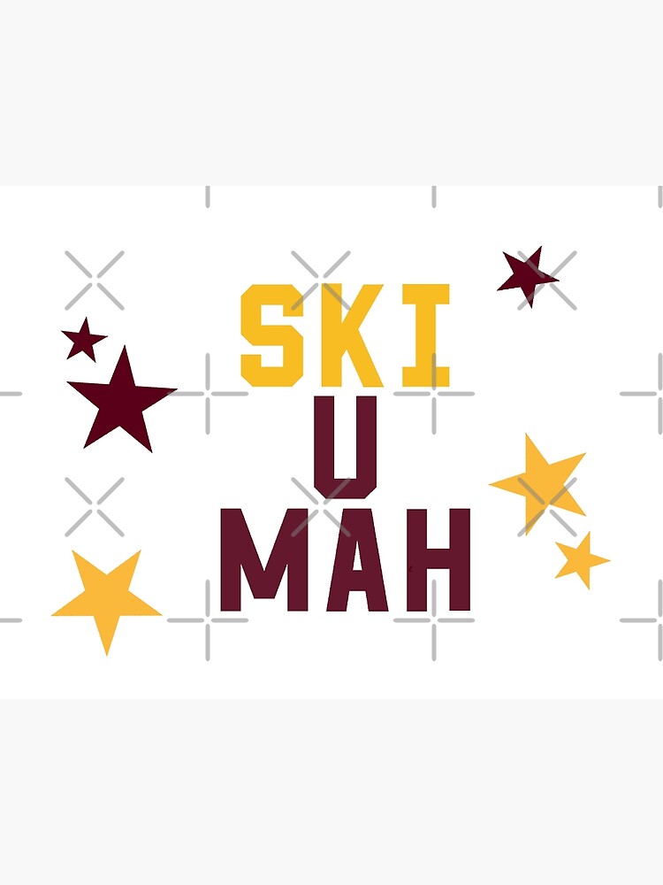 "Ski U Mah Stars // University of Minnesota" Poster by Chuntao1 Redbubble