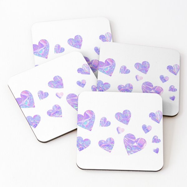 Item preview, Holographic Hearts Sticker Pack designed and sold by Bridget Magee.