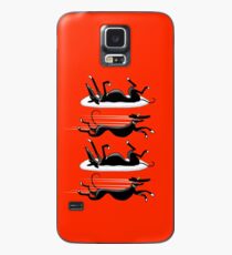 Zoomin' Snoozin' Galaxy (red) Case/Skin for Samsung Galaxy