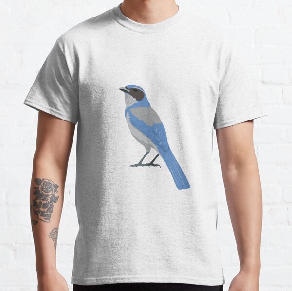  California Blue Jay Anime Baby Bird Lover Nature Enthusiast T- Shirt : Clothing, Shoes & Jewelry