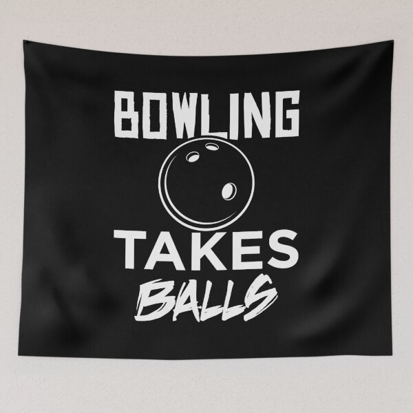 Item preview, Playing Bowling Takes Balls Adult Humor Pun product designed and sold by jakehughes2015.