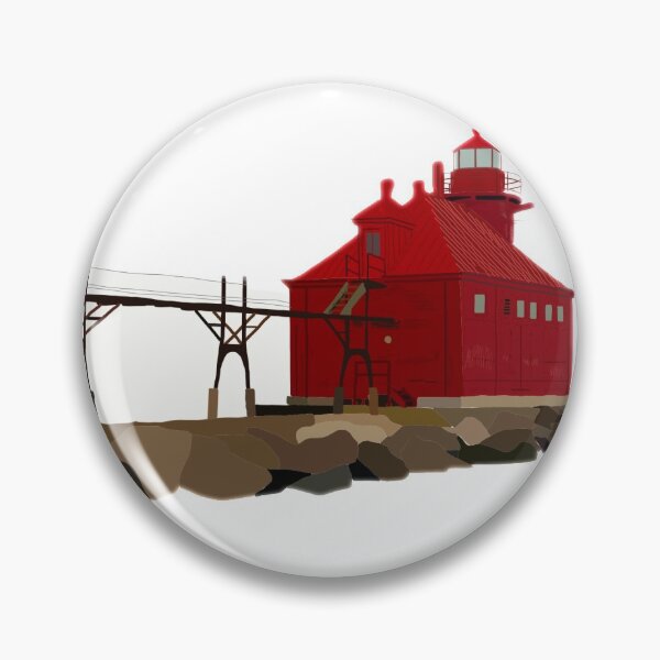 Item preview, Sturgeon Bay Canal Lighthouse designed and sold by elizabethjhenry.