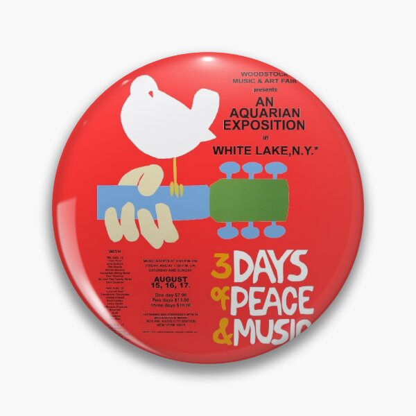 Woodstock Shirt, Sticker, Poster, Mask Pin
